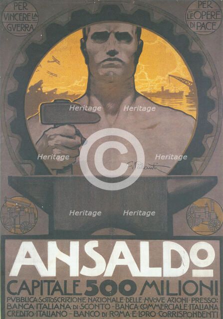 Ansaldo, 1920. Creator: Palanti, Giuseppe (1881-1946).