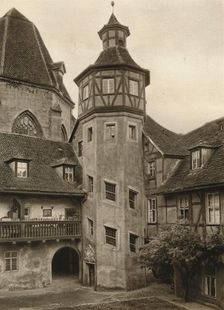 Ansbach - Courtyard 1931. Artist: Kurt Hielscher