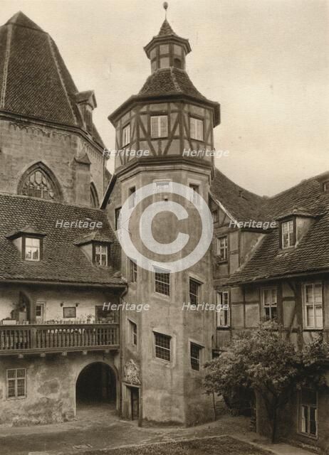 'Ansbach - Courtyard', 1931. Artist: Kurt Hielscher.