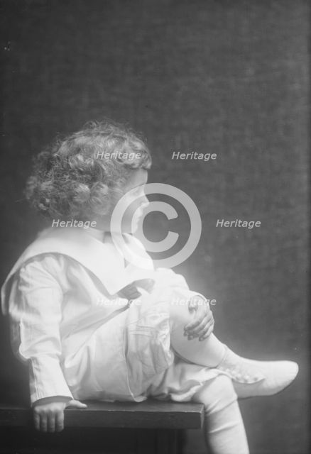 Ansbro baby, portrait photograph, 1907 July 20. Creator: Arnold Genthe.