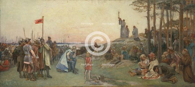 Ansgar Preaching Christianity, 1889.