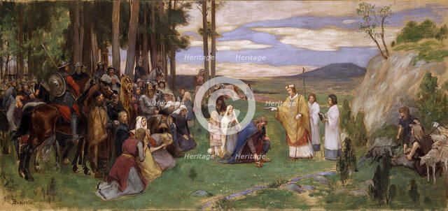 Ansgar Preaching Christianity.