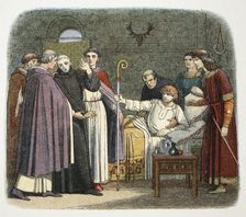 Anselm made Archbishop of Canterbury by William II, 1093 (1864). Artist: James William Edmund Doyle