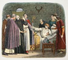 Anselm made Archbishop of Canterbury by William II, 1093 (1864). Creator: James William Edmund Doyle