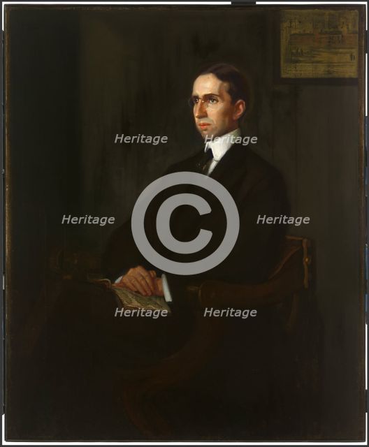 Anson Phelps Stokes, c. 1900. Creator: Julius Rolshoven.
