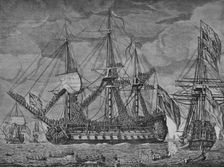 Anson's Prizes c1751. Artist: Robert Short