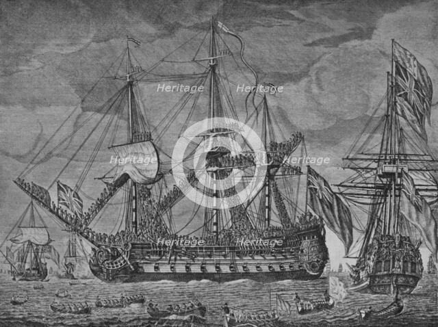 'Anson's Prizes', c1751. Artist: Robert Short.