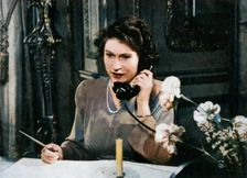 Answering Birthday Greetings - 1944 1947. Creator: Unknown
