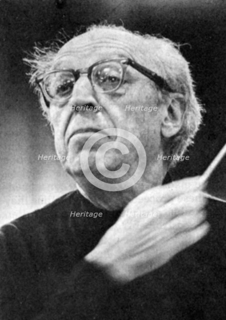 Aaron Copland (1900-1990), American composer. Creator: Unknown.
