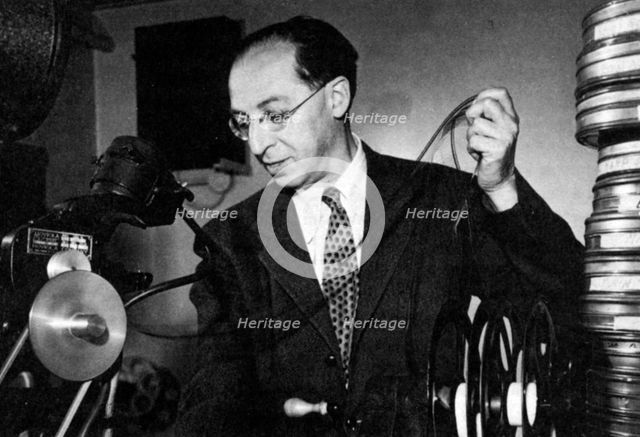 Aaron Copland (1900-1990), American composer. Creator: Unknown.