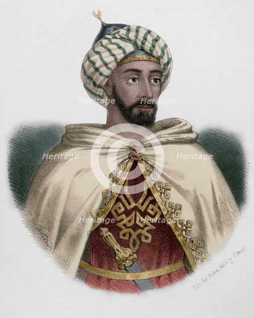 Abu Addallah Muhammad XII, (1459-1533), known in Europe as Boabdil, 1869.  Creator: Unknown.