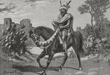 Abu Amir al-Mansur (c939-1002), 1890. Creator: Joan Serra y Pausas