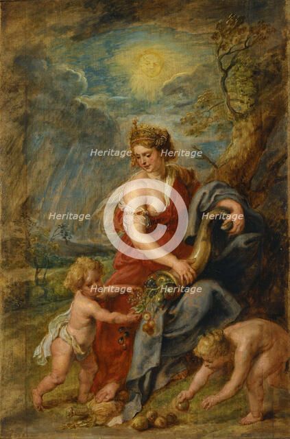 Abundance (Abundantia). Artist: Rubens, Pieter Paul (1577-1640)