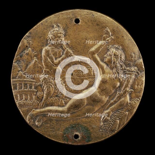 Abundance and Satyr, 1505 or after. Creator: Pseudo Antonio da Brescia.