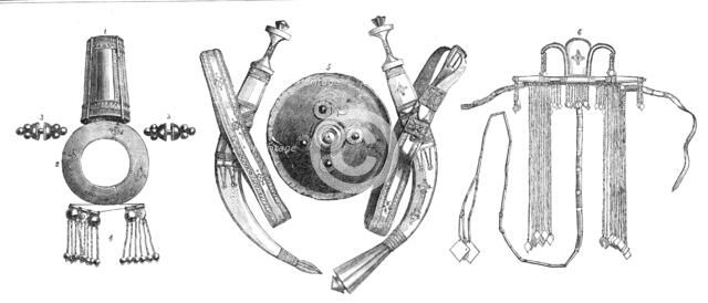 Abyssinian arms and ornaments, 1868. Creator: Unknown.