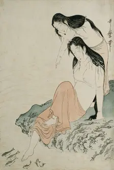 Abalone Divers, Japan, c. 1797/98. Creator: Kitagawa Utamaro