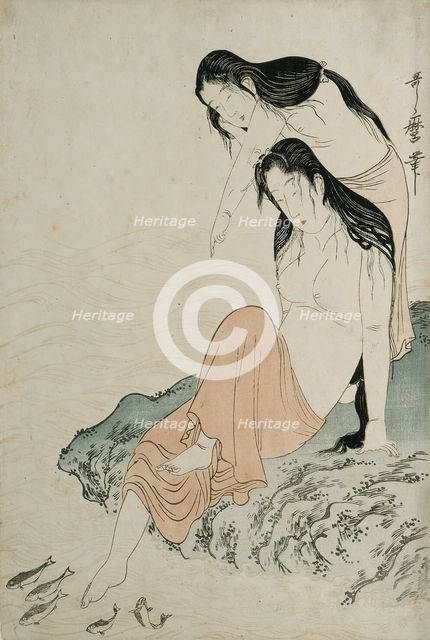 Abalone Divers, Japan, c. 1797/98. Creator: Kitagawa Utamaro.