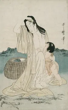 Abalone Divers, Japan, c. 1797/98. Creator: Kitagawa Utamaro