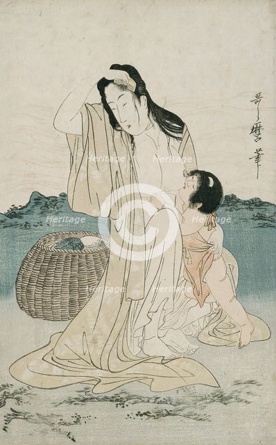 Abalone Divers, Japan, c. 1797/98. Creator: Kitagawa Utamaro.