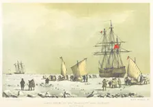 Abandonment of the "Resolute" and "Intrepid", May 15th 1854, (1857). Creator: M & N Hanhart