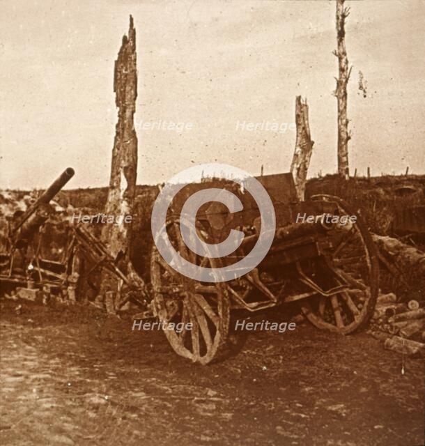 Abandoned cannons, c1914-c1918. Artist: Unknown.
