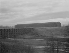 Abandoned storage shed of the Humbird Lumber Co..., Sandpoint, Bonner County, Idaho, 1939. Creator: Dorothea Lange