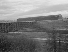 Abandoned storage shed of the Humbird Lumber Company, Sandpoint, Bonner County, Idaho, 1939. Creator: Dorothea Lange
