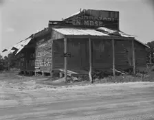 Abandoned store, Advance, Alabama, 1935 or 1936. Creator: Walker Evans