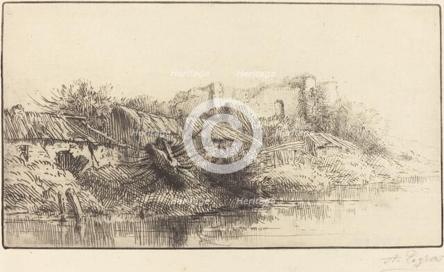 Abandoned Village (Le village abondonne). Creator: Alphonse Legros.