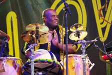 Abass Dodoo, Love Supreme Jazz Festival, Glynde Place, East Sussex, 2015. Artist: Brian O'Connor
