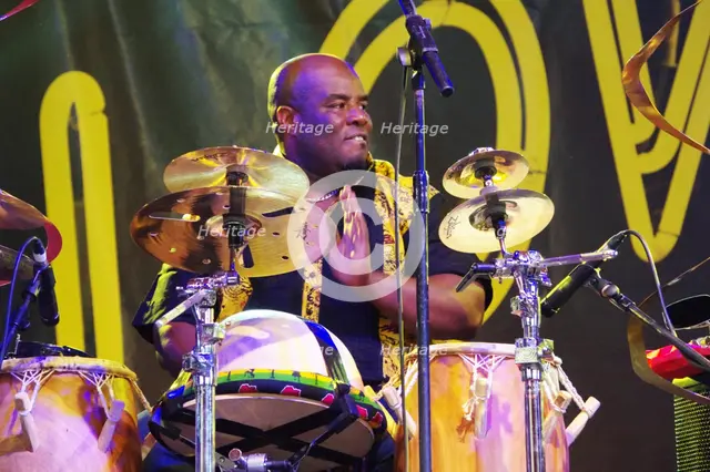Abass Dodoo, Love Supreme Jazz Festival, Glynde Place, East Sussex, 2015. Artist: Brian O'Connor.