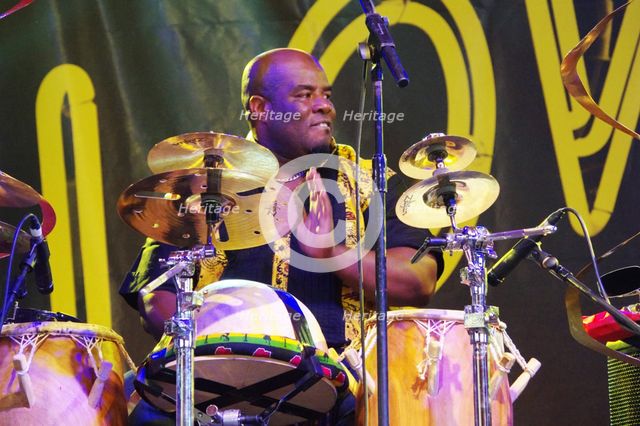Abass Dodoo, Love Supreme Jazz Festival, Glynde Place, East Sussex, 2015. Artist: Brian O'Connor.
