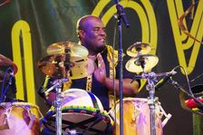 Abass Dodoo, Love Supreme Jazz Festival, Glynde Place, East Sussex, 2015. Artist: Brian O'Connor