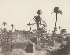 Abâziz, Intérieur d'un Village Arabe, 1851-52, printed 1853-54. Creator: Félix Teynard
