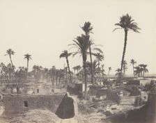 Abâziz, Intérieur d'un Village Arabe, 1851-52, printed 1853-54. Creator: Félix Teynard