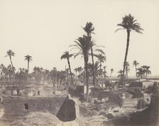Abâziz, Intérieur d'un Village Arabe, 1851-52, printed 1853-54. Creator: Félix Teynard