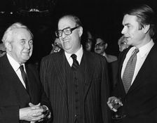 Abba Eban, Israeli foreign minister, Harlod Wilson, former PM, David Owen, Foreign Minister, 1979