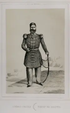 Abbas I of Egypt, (1812-1854), Wali of Egypt under the Ottomans from 1848 to 1854, 1852. Creator: Martinez