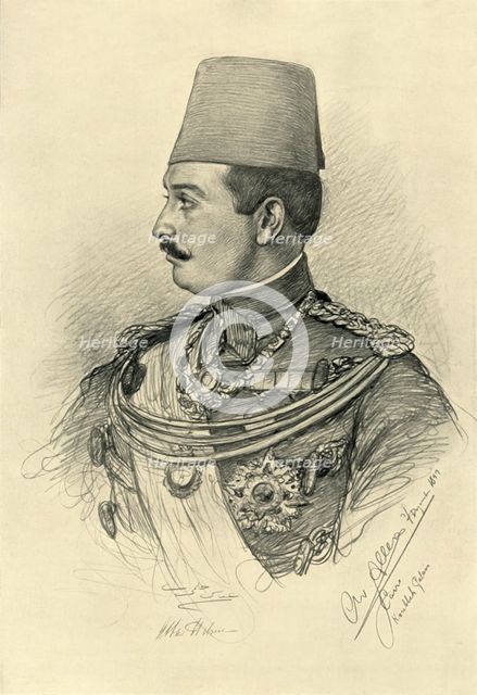 Abbas II Helmy Bey, Koubbeh Palace, Cairo, Egypt, 1898.  Creator: Christian Wilhelm Allers.