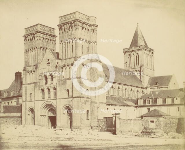 Abbay aux Dammes, Caen, 1850s. Creator: Unknown.