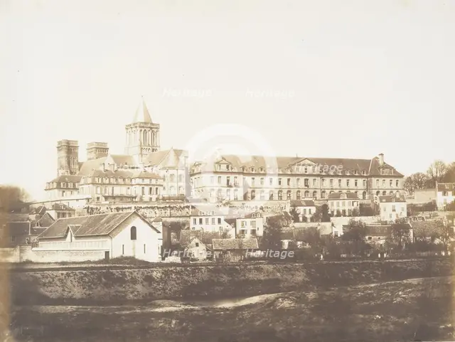 Abbaye aux Dames et Hospice, Caen, 1852-54. Creator: Edmond Bacot.