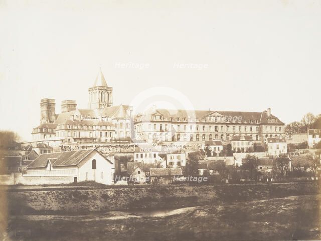 Abbaye aux Dames et Hospice, Caen, 1852-54. Creator: Edmond Bacot.