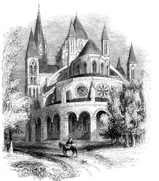 Abbaye aux Hommes, Caen, Normandy, France