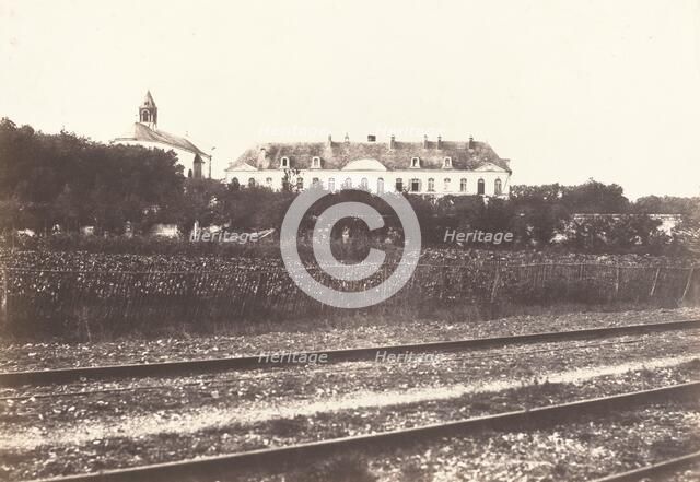 Abbaye du Gard pres d' Abbeville, c. 1855. Creator: Edouard Baldus.