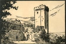 Abbaye De Montmajour -The Old Abbey of Montmajour c1920s. Creator: E Laget