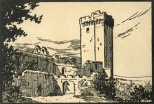 Abbaye De Montmajour -The Old Abbey of Montmajour c1920s. Creator: E Laget