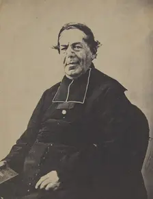 Abbé de Noailles, negative 1856; print 1857-1860. Creator: Adrien Alban Tournachon