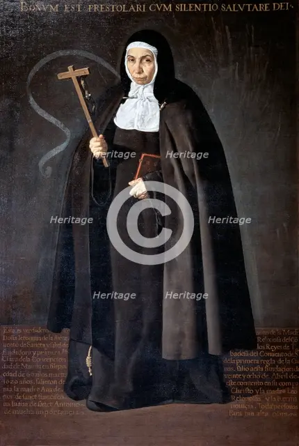'Abbess Jerónima de la Fuente', 1620.  Creator: Diego Velasquez.
