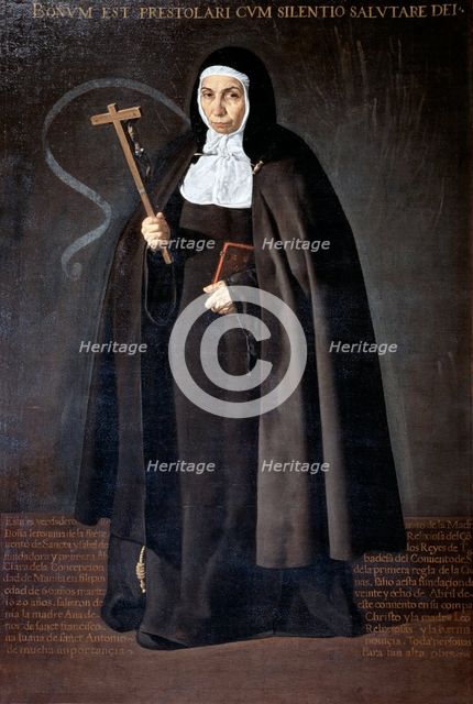 'Abbess Jerónima de la Fuente', 1620.  Creator: Diego Velasquez.