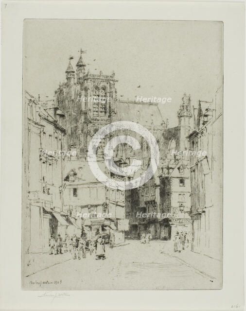 Abbéville, 1905. Creator: Charles John Watson.